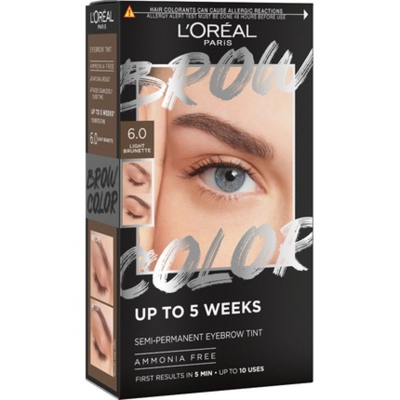 L'Oreal Paris Brow Color - Tinted Eyebrows For Up To 5 Weeks - Results In 5 Minutes - 30 Ml