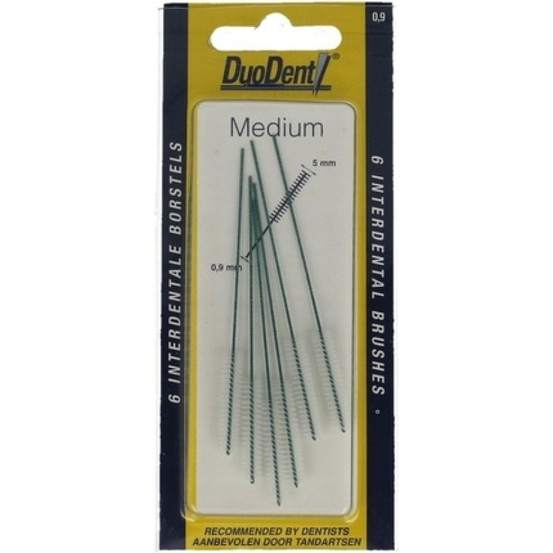 Duodent Medium 0.9 Mm - 6 Pcs - Interdental Brush