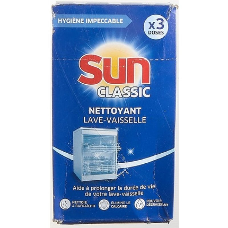 Sun Expert Dishwasher Cleaner with 3 Doses