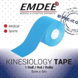 Emdee Kinesio Tape Blue 5 Cm X 5 M