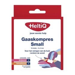 Heltiq Sterile Gauze Compress 5x5 - Ideal For First Aid