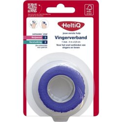 Heltiq Finger Bandage 4x2.5 Cm - Color Blue