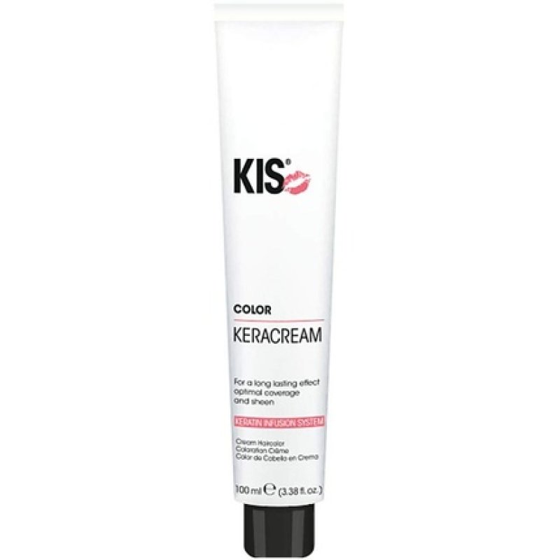 KIS KeraCream Color Permanent Hair Color Cream 100ml 6T High Coverage Intensive Hair Color Keratin Infusion - Animal