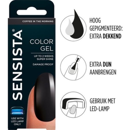 Sensista Color Gel Coffee In The Morning - Black