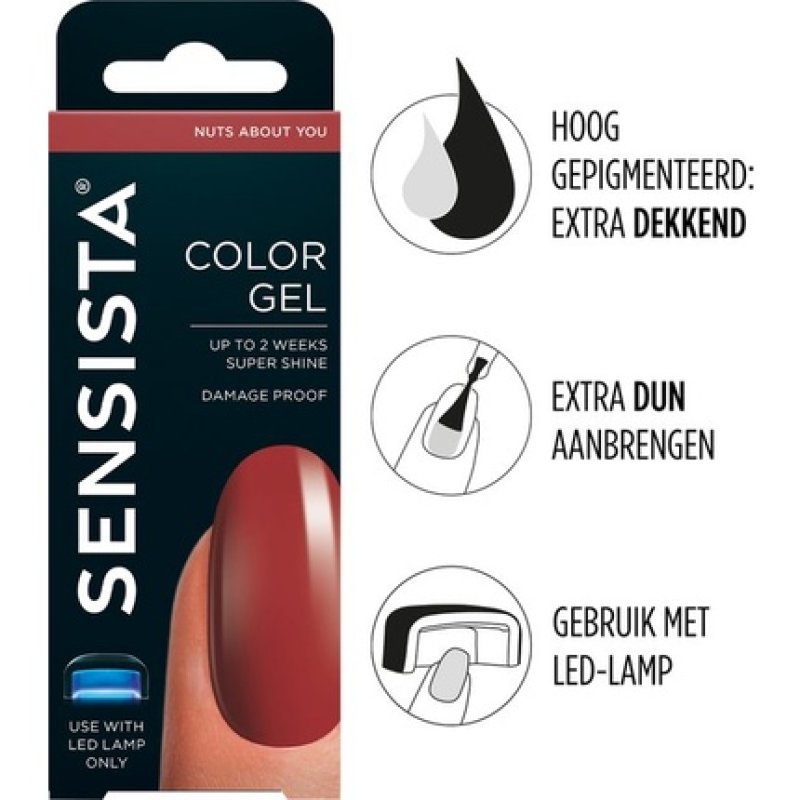 Sensista Color Gel Nuts About You - Brown