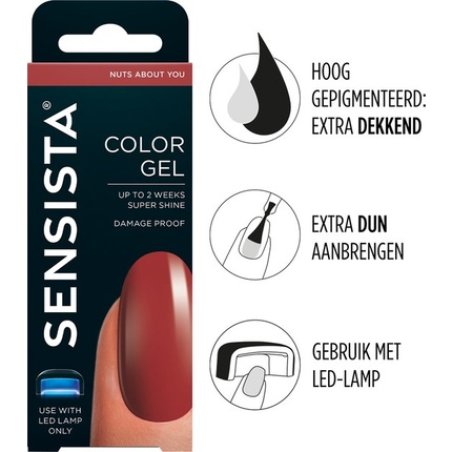Sensista Color Gel Nuts About You - Brown
