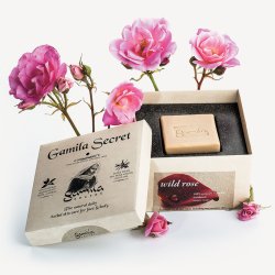 Gamila Secret Wild Rose Savon en pain 115 g 1 pièce(s)