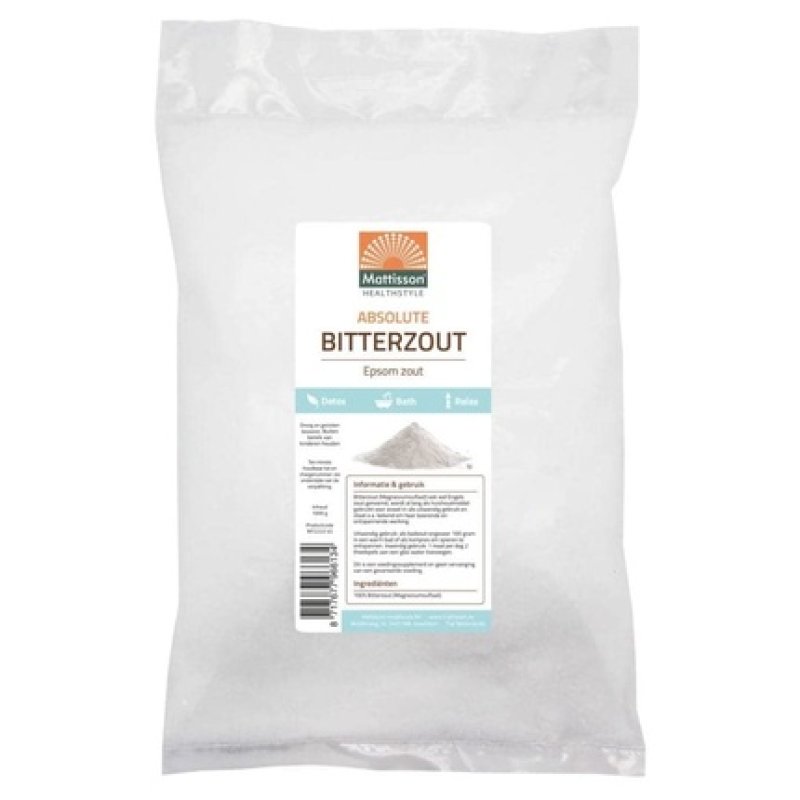 Mattisson Epsom Salt Magnesium Sulfate 1000g