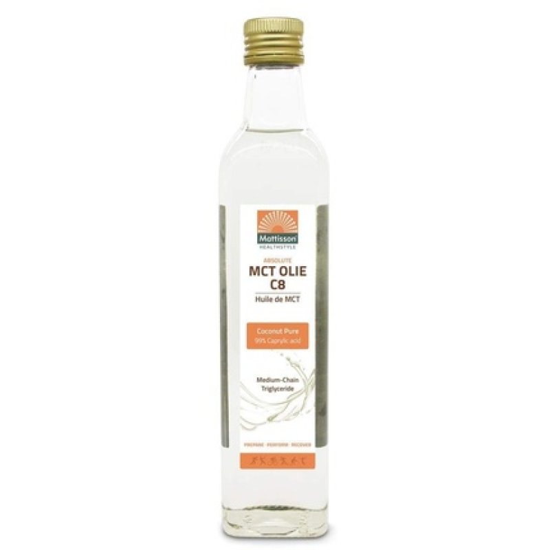 Mattisson Pure Coconut MCT Oil - 99% C8 Caprylic Acid 500ml