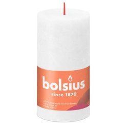 Bolsius Rustiko Shine wax candle Cylinder White 1 pc(s)