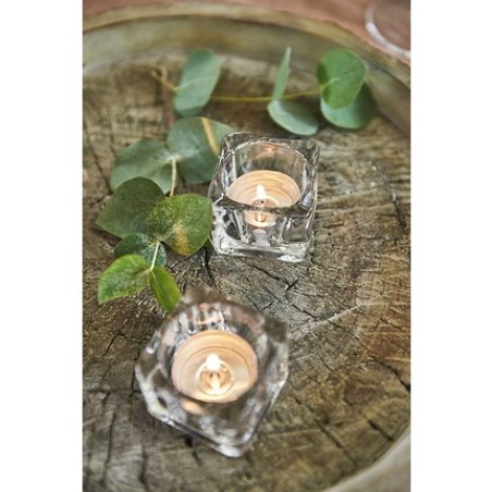 Bolsius Maxi Tealights 10 Hour Burn Time White with Natural Vegan Wax