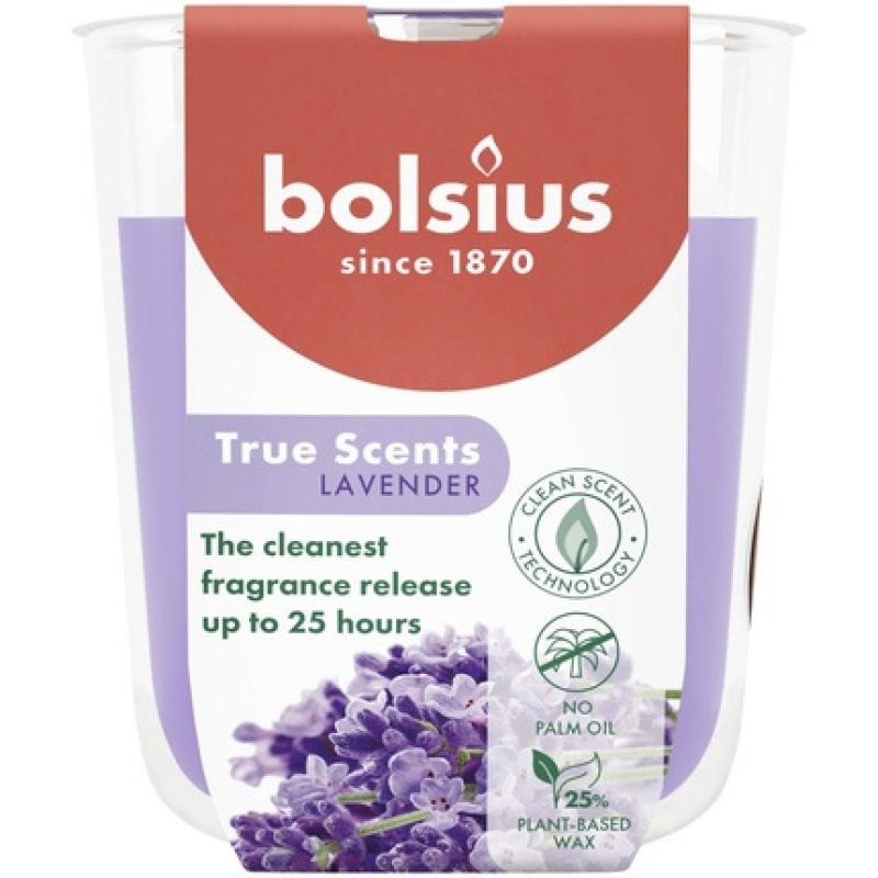 Bolsius Fragrance Glass 80/73 True Scents Lavender