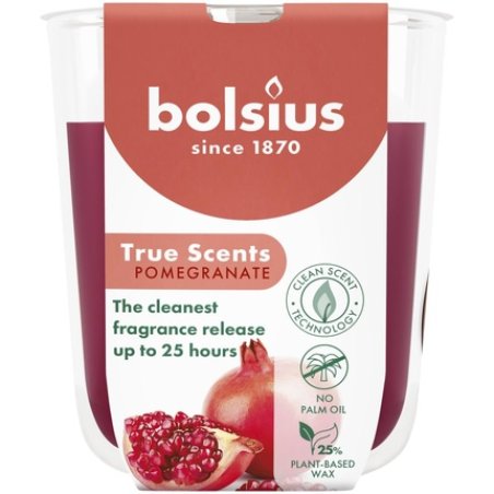 Bolsius Fragrance Glass 80/73 True Scents Pomegranate