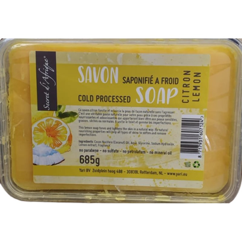Secret D'Afrique Sda Soap Lemon 685g