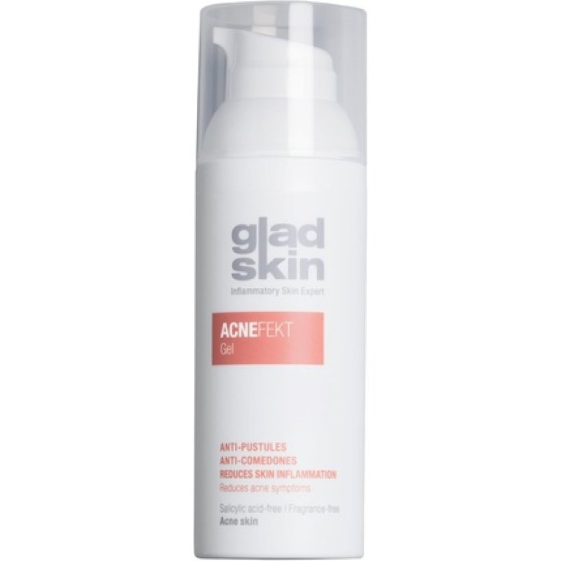 Gladskin Acnefekt Gel 30ml Lightweight Microbiome-Friendly Acne Treatment