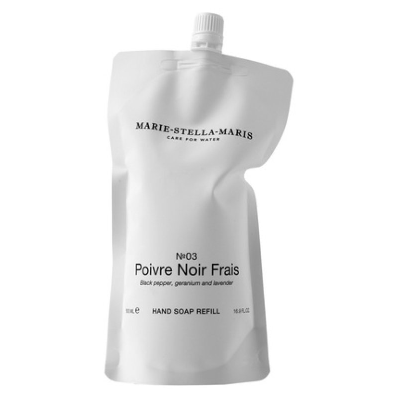 Marie-Stella-Maris Hand Soap Poivre Noir Frais Refill - 500 Ml
