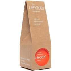 The Lekker Company Vegan Natural Odorless Deodorant Cream 30g