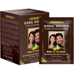 Veinira Herbal Quick Hair Colour Shampoo Instant Dye for Men and Women