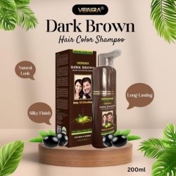Veinira Herbal Quick Hair Colour Shampoo Effortless Instant Dye for Men