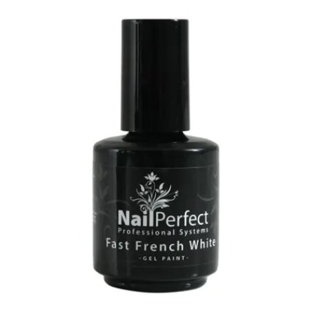 Nail Perfect Paint On French Gel White