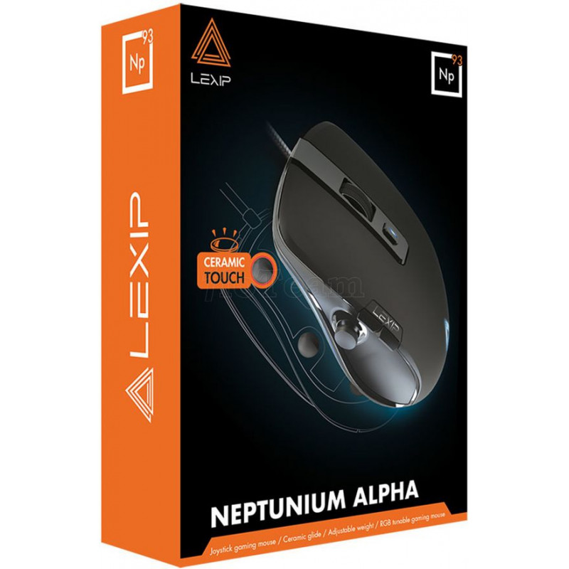 Souris filaire Gamer Lexip Np93 Neptunium Alpha (Noir)