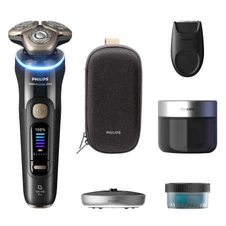 Philips Xp9400/31 Electric Shaver I9000 Prestige Ultra Deep Black Triple Action