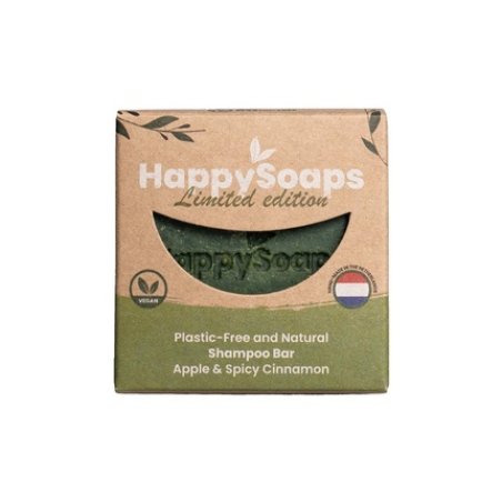 Happysoaps Shampoo Bar Apple & Cinnamon Spice