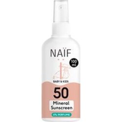 Naif Mineral Sunscreen Spray For Babies And Children - Spf 50 - 100ml