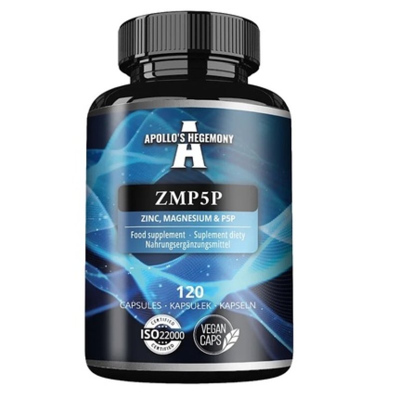 Apollo's Hegemony Zmp5p Dietary Supplement 120 Capsules
