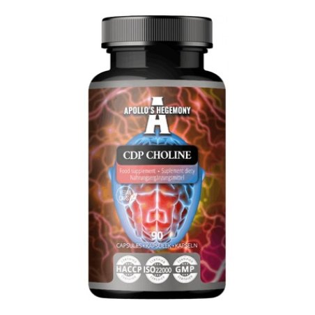 Apollo's Hegemony Cdp Choline Dietary Supplement 90 Capsules