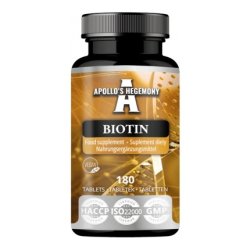 Apollo's Hegemony Biotin Dietary Supplement 180 Tablets