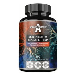 Apollo's Hegemony Magnesium Malate P5p Dietary Supplement 200 Capsules