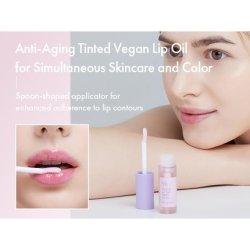 Dr.Ceuracle Vegan Active Berry Lip Oil Anti-Aging Moisturizing Revitalizing Glowing Korean Tinted Lip Gloss Resveratrol