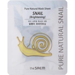 The Saem Pure Natural Mask Sheet Snail Brightening
