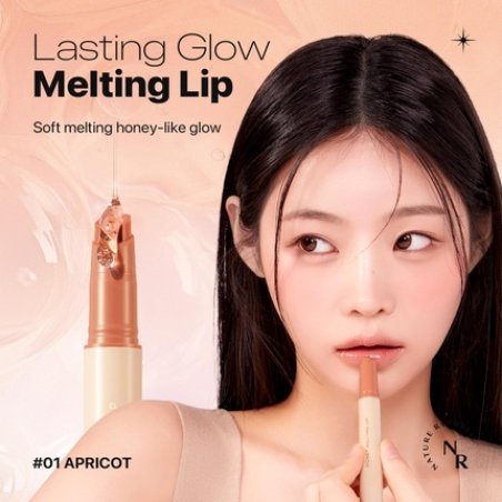 Nature Republic Honey Melting Lip Stick 01 Apricot Hydrating Jelly