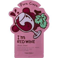 Tony Moly I'm Red Wine Pore Care Real Sheet Mask 21g