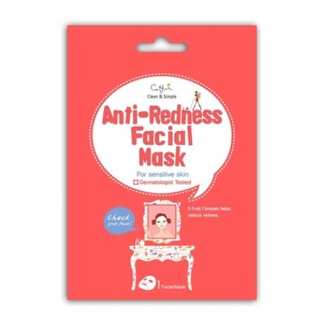 Cettua Anti-Redness Facial Mask - Reduces Redness