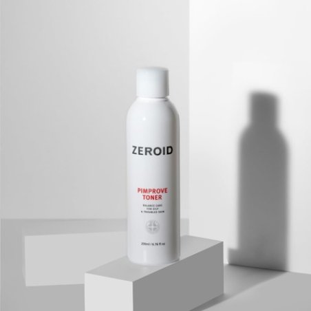 Zeroid Pimprove Toner 200ml with Salicylic Acid, Zinc, and Ceramides