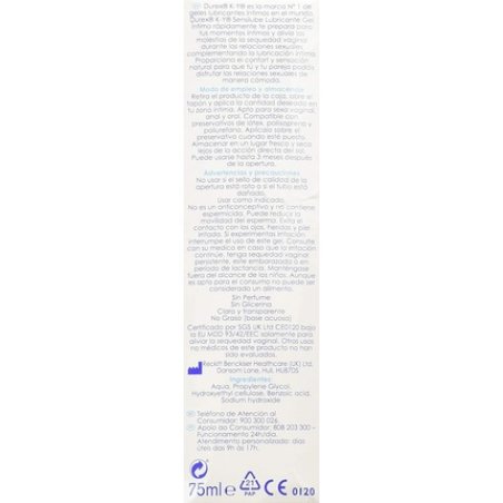 Durex K Y Jelly Gel Lubricant 75ml - Pack of 2