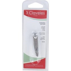 3 Claveles Nail Clippers with File 5cm