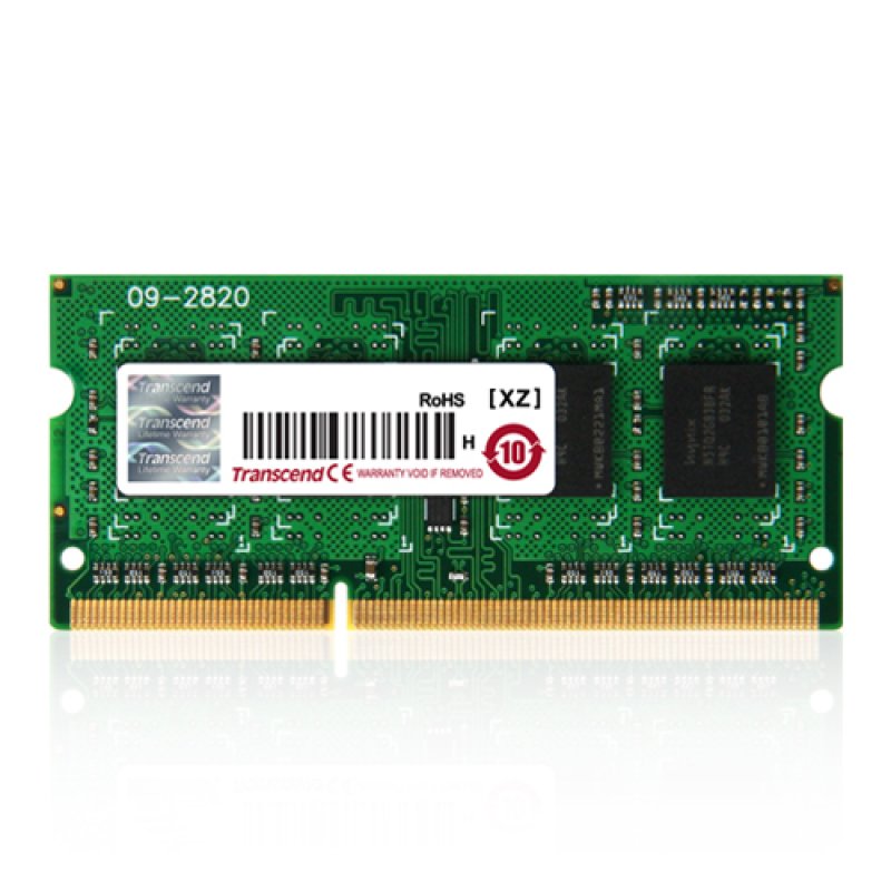 Memorie SO-DIMM 4Go DDR3L 1600 2Rx8 256Mx8 - Transcend TS512MSK64W6N