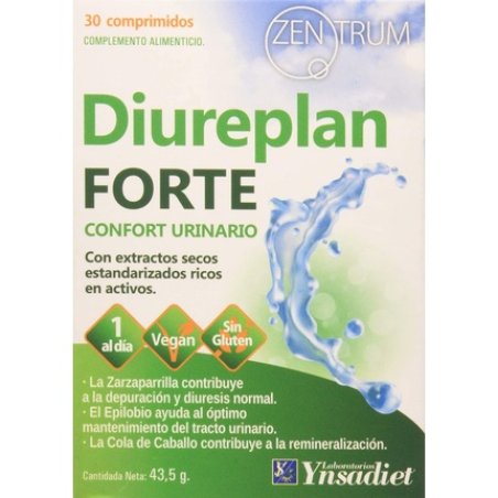 Ynsadiet Zentrum Diureplan Forte 30 Compr