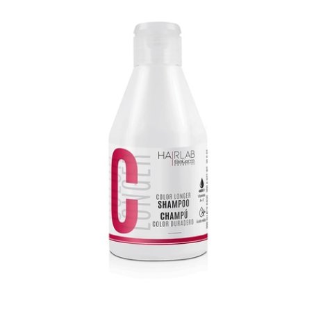 Salerm Color Longer Hair Lab Shampoo 300ml with Provitamin B5 and Vitamins A & E - Seals and Nourishes Color - Sulfate