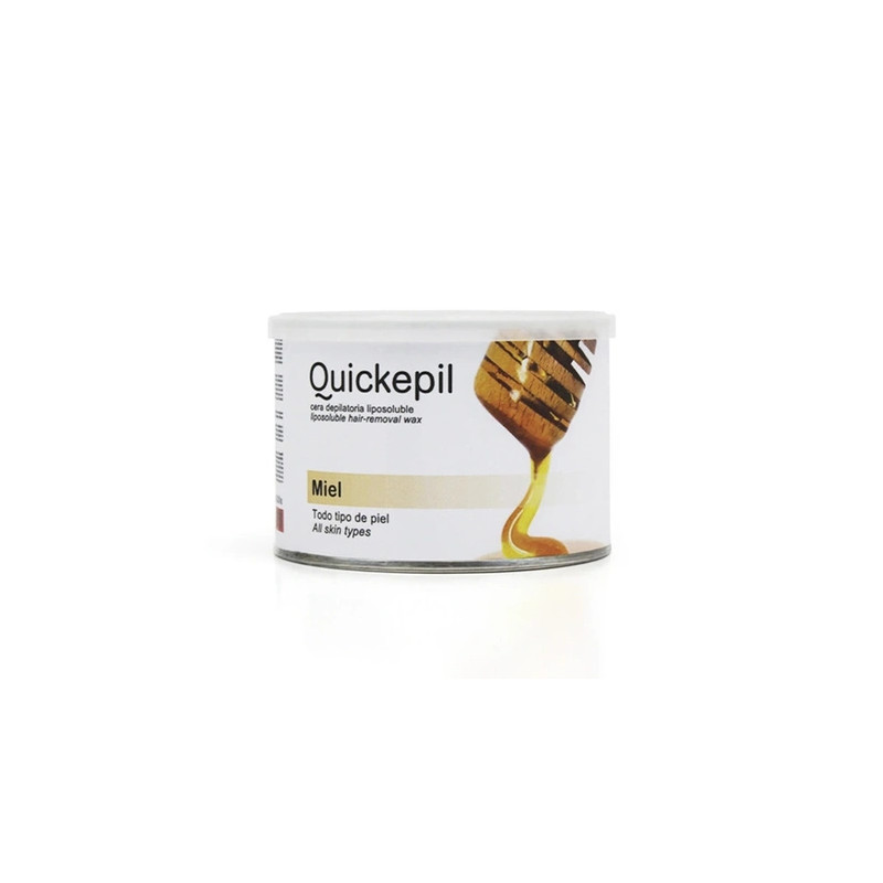 Quickepil Hair Removal Wax Honey Can - 400 Milliliters