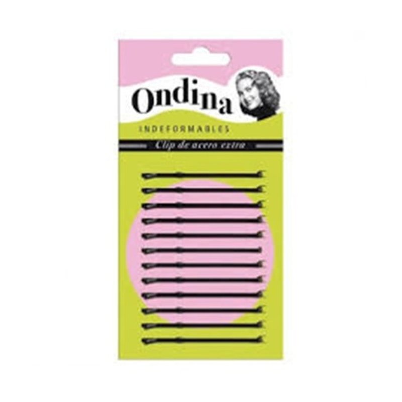 Eurostil Ondina 70mm Black Hair Clips