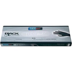 Eurostil Latex Glove Black Large - 200 Gr