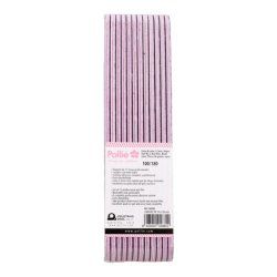 Eurostil Straight Padded Black Nail File 100180 06000 - Pack of 12