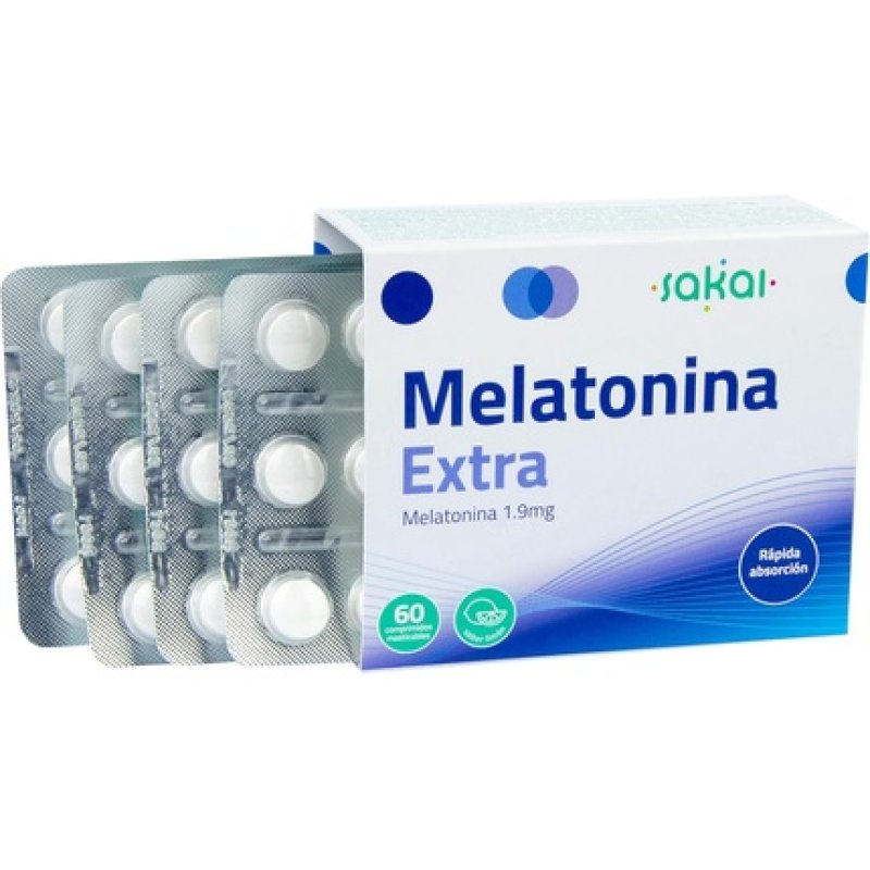 Extra Melatonin 1.9mg for Adults with Sleep Problems and Jet Lag