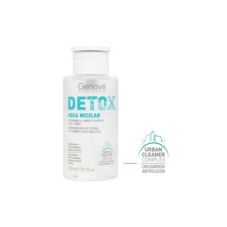 Detox Micellar Water Face Cleanser Makeup Remover for Face and Eyes Cleanses and Soothes Skin Detoxifying and