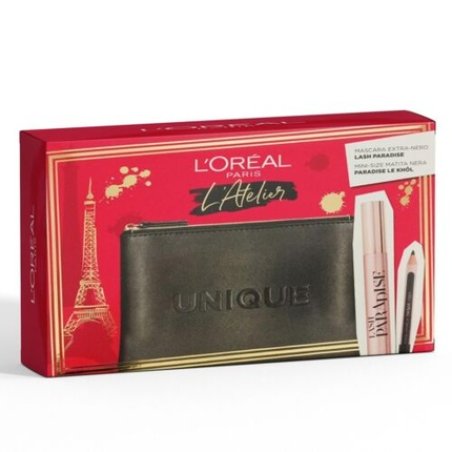 L'Oreal Paris Atelier Pouch Set with Paradise Mascara and Pencil